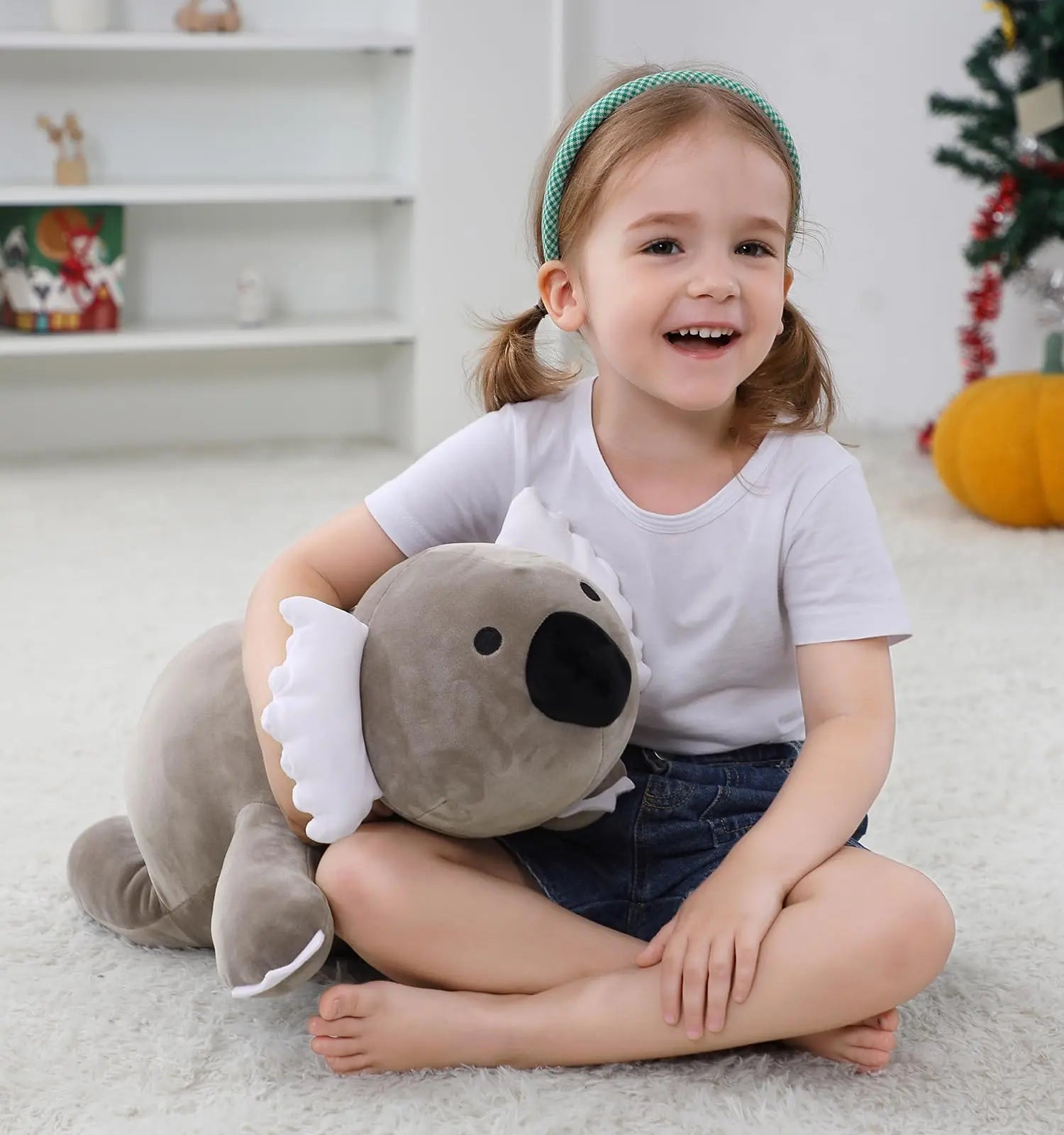 5Lb Weighted Stuffed Animals, 24In Stuffed Plush Toy Pillows Gifts for Women and Girls