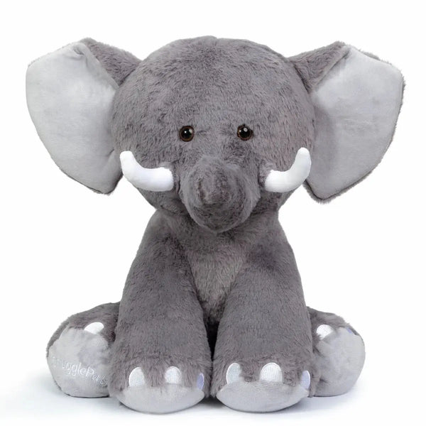 Jumbo Elephant Stuffed Animal | 4.5Lbs Weighted | 16" Tall | Ultra Soft | Elephant Plushie | Weighted Stuffed Animal