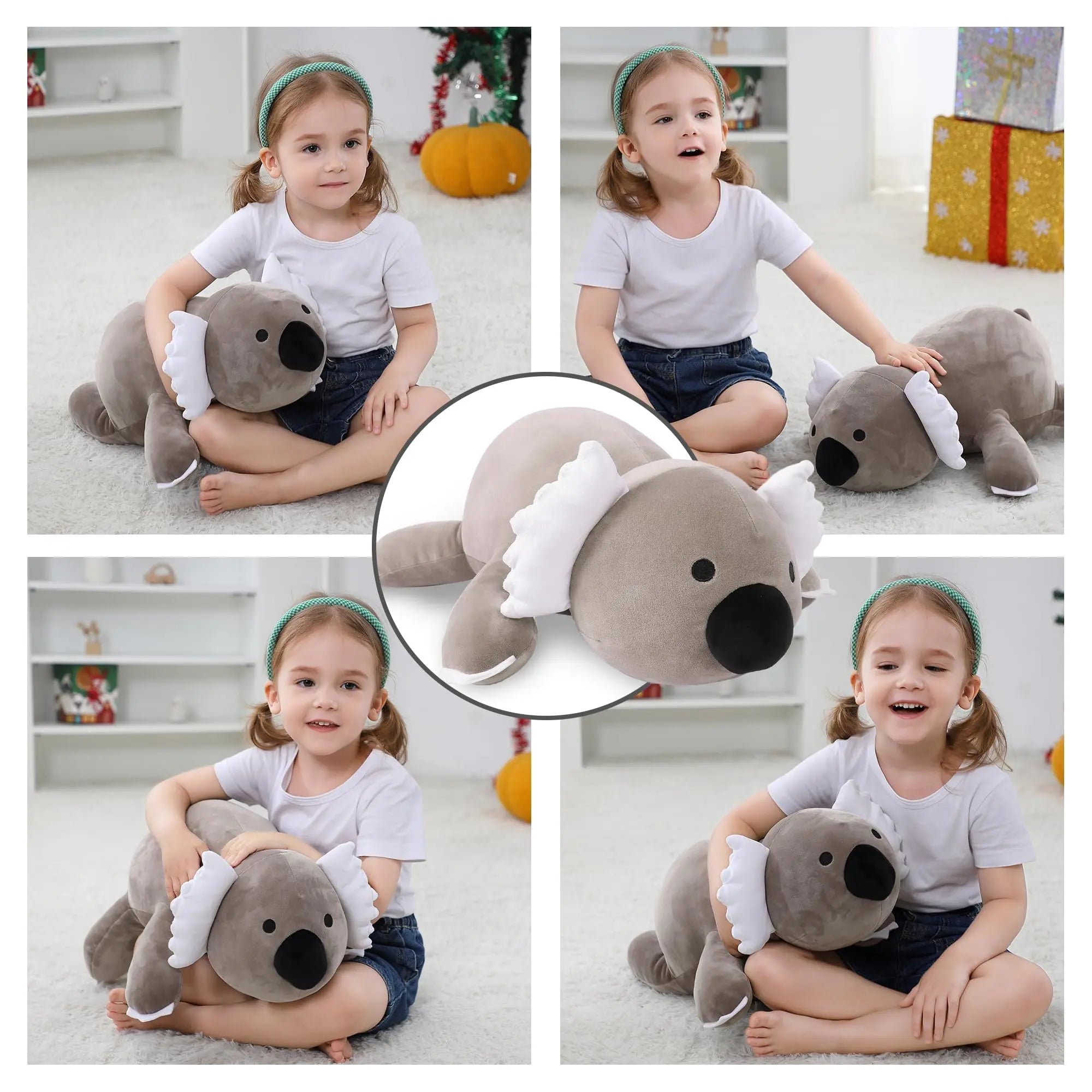 5Lb Weighted Stuffed Animals, 24In Stuffed Plush Toy Pillows Gifts for Women and Girls